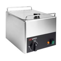 Chauffe-Plats Commercial Ggmgastro 1kW 10L de Comptoir avec Réglage de Température jusqu'à 85°C et Équipement de Maintien au Chaud/Présentation