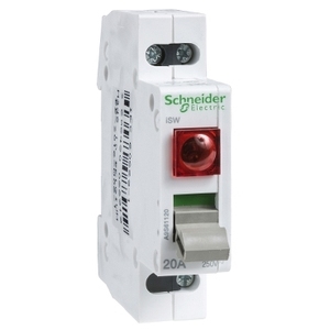 Interruttore SCHNEIDER ELECTRIC A9S61220 Acti9 ISW con Indicatore, 2 Poli, 20A 250V, Interruttori Sezionatori - Product Image 1