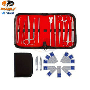 Juego de Disección de 22 Piezas, Instrumentos Quirúrgicos Manuales de Acero Inoxidable para Estudiantes de Medicina, Práctica de Sutura, Entrenamiento Quirúrgico - Product Image 6