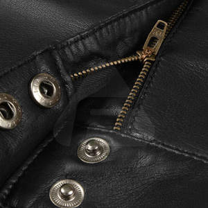 Pantalones de Cuero Genuino para Hombre, Servicio OEM, Logotipo Personalizado, Ligeros, Resistentes al Viento, Casuales, Antiarrugas, Cómodos, Elásticos y Rectos - Product Image 3