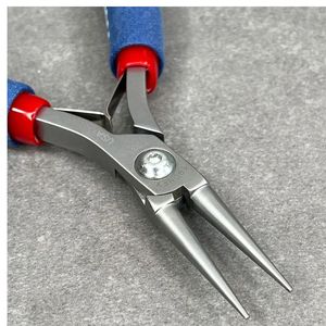 5 Inch Round Nose <b>Pliers</b> 531 Type Precision Jewelry Looping Tool Stainless Steel Choose Handle LUMINEX IMPEX - Product Image 1