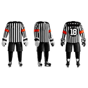 Uniformes de Hockey sobre Hielo para Hombre de Alta Calidad, 100% Poliéster, Tejido Transpirable, Nombre del Equipo Personalizado, Selección Premium - Product Image 4