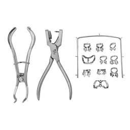 Juego de Dique de Goma Manual ProDent USA con Pinzas de Acero - Product Image 1