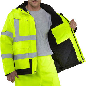 Nueva Chaqueta de Invierno de Alta Calidad al por Mayor, Ligera, de Manga Larga, con Cierre Frontal, Precio Bajo, Unisex, de Lona, con Cuello Alto, Cortavientos y Transpirable - Product Image 6