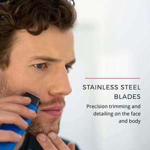 WETech Kit de Afeitado Facial y Corporal de 6 Piezas, Afeitadora Eléctrica de Doble Cuchilla, Resistente al Agua IPX7, Afeitadora Rotatoria Lavable - Product Image 6