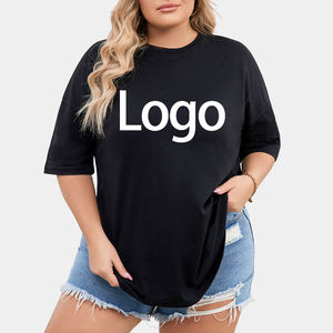 เสื้อคอกลมแขนสั้นสำหรับผู้หญิงเสื้อยืดพิมพ์โลโก้ตามสั่ง - Product Image 6