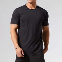 T-shirt de sport pour homme, de haute qualité, solide, formel, respirant, écologique, coupe classique, jersey à manches courtes, logo personnalisé imprimé