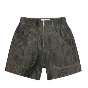 Shorts en cuir confortables et respirants de haute qualité pour hommes, fabriqués au Pakistan, prix bas, contraste de couleurs, shorts en cuir pour hommes - Product Image 1