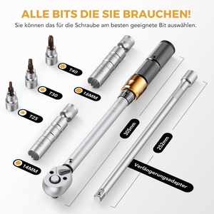 <strong>High</strong> Quality 7pcs CR-V Spanner <strong>Set</strong> 5-60nm Multi-Purpose Torque Wrench Tool Customizable OEM <strong>Car</strong> Maintenance Case Box - Product Image 2