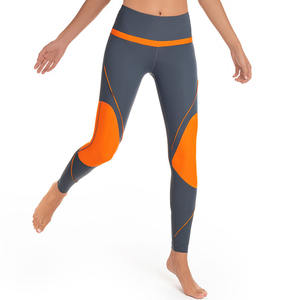 Leggings de sport classiques pour la course à pied en plein air, vêtements de sport, logo personnalisé, entraînement en salle de sport, leggings en nylon et élasthanne sans couture - Product Image 1