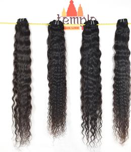 Extensiones de Cabello Humano Natural Negro con Doble Trama Procesada a Máquina Vietnamita, Ondulado Profundo para Mujer, Sin Cutícula Alineada - Product Image 3