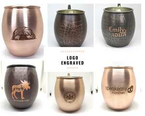 Taza de cobre puro 100%, taza de cobre, taza de cobre de mula de Moscú - Product Image 3