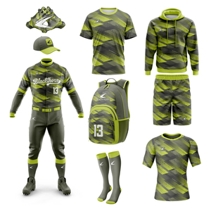 Uniforme de béisbol Ropa deportiva Diseños de impresión personalizados Logotipo personalizado Paquete completo de uniforme de béisbol - Product Image 5