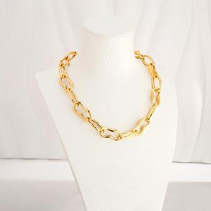 Fashionable and Unique Women's Minimalist <b>Copper</b> Link <b>Chain</b> Necklaces-Gift - Product Image 3