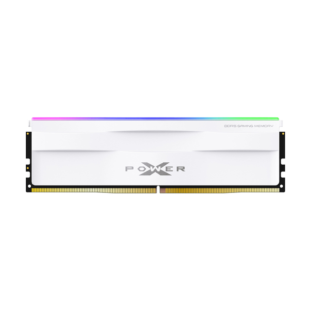 POWEX DDR5 Gaming Memory 16GB/32GB RGB White Heatsink Desktop RAM Module