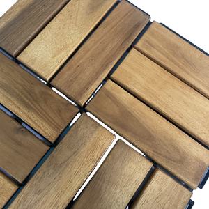 Baldosas de Madera de Acacia de Vietnam Resistentes al Agua y Antideslizantes, 300x300mm, Ecológicas, Certificadas por FSC, Garantía de 5 Años - Product Image 4