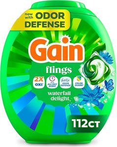 Detergente Líquido para Ropa Gain Flings, Ahora con Odor Defense + Color Guard, Aroma Waterfall Delight, 4 en 1 - Product Image 6