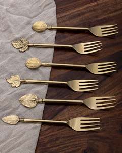 Tenedor de cena con mango de diseño de plomo de Metal de Venta caliente a precio a granel con personalización de logotipo - Product Image 5