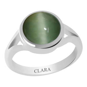 Natural & Certified <b>Cats</b> Eye Lehsunia Gemstone <b>Rings</b> with Inlay Technology (Bezel Setting) for Everyday Wear - Product Image 1