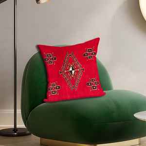 Cojín con Estampado Kilim Heritage: Cojín Decorativo Rústico Turco Vintage, 20"x20" - 50x50 cm - Product Image 1