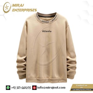 Sweat-shirt à col rond graphique avec lettres pour hommes Pull-over thermique oversize à manches longues et à épaules tombantes - Product Image 2