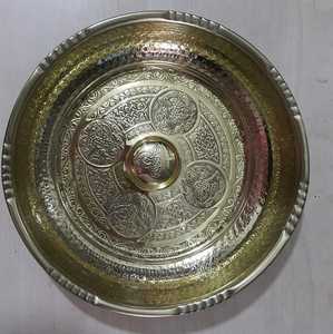 อ่างอาบน้ำทองเหลืองตุรกีทำด้วยมือลวดลายออตโตมันตกแต่งและทนทาน - Product Image 1