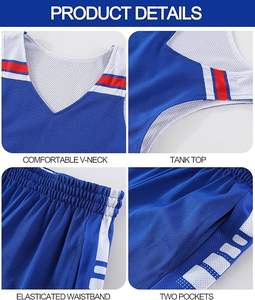Uniforme de Baloncesto Reversible para Niños, Camiseta y Pantalones Cortos con Calcetines - Product Image 5