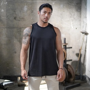 Débardeurs de sport pour hommes, personnalisés OEM, en maille respirante à séchage rapide, pour musculation et fitness, sans manches - Product Image 6
