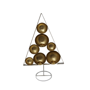 Support en fer T Lite fait à la main en vrac avec utilisation de couleur en laiton 2 T Lite pour l'éclairage de Noël décoration de table tarif de gros - Product Image 5