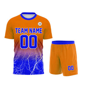 Meilleure vente ensemble d'uniformes de football personnalisés à col rond pour adultes coupe automatisée maillot de football hauts unis chemises pour vêtements de sport - Product Image 6