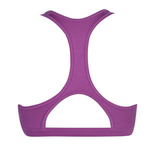 Soutien-gorge de fitness ouvert personnalisé T Back Onesie Sexy Gym Crop Tops violet soutien-gorge de sport pour filles Yoga haute qualité femmes entraînement 2025 - Product Image 2