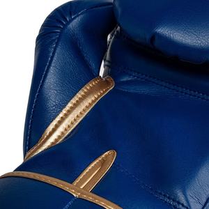 2025 Último modelo Kickboxing Sparring Fly Blue Guantes de boxeo a la venta Logotipo de marca personalizado Deportes personalizados Cuero PU Muay Thai - Product Image 6