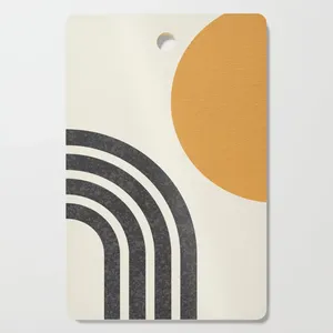 Tablas de queso de madera de último diseño, tabla de cortar de madera de mango con patrón a cuadros colorido con esmalte adhesivo - Product Image 1