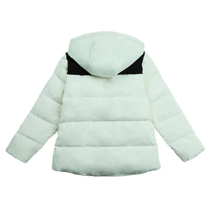 Blouson d'aviateur d'hiver décontracté en satin tissé avec logo ODM imperméable et respirant coupe-vent solide pour bébé fille et garçon - Product Image 6