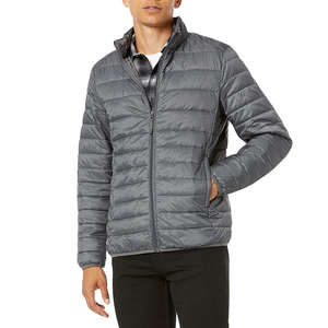 Chaqueta Bomber Personalizada de Lona de Gran Tamaño, Estilo Urbano, con Cuello Alto, para Hombre, Informal, Impermeable, Resistente al Viento, al por Mayor - Product Image 5