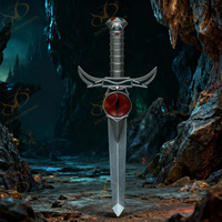 Épée d'anime, lame d'arme, accessoire de cosplay, épée tendance, 12-14 ans