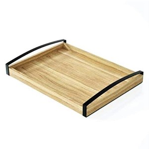 Bandeja de Servicio de Madera Elegante y Moderna Personalizada por VISHAL HANDICRAFT para Restaurantes Indios - Product Image 2