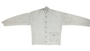 Veste de soudage Industrie du soudage Produit tendance Vêtements de soudage Veste en cuir de vachette Pantalon Costume Veste ignifuge thermique - Product Image 5