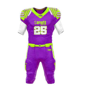 Camiseta de fútbol americano de manga corta ligera para hombre, conjunto de uniforme transpirable de talla grande, Tops - Product Image 4