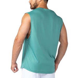 Camiseta sin mangas para gimnasio, para hombre, para culturismo, entrenamiento, personalizada, cuello redondo, color personalizado, muy vendida, para fitness y entrenamiento. - Product Image 3