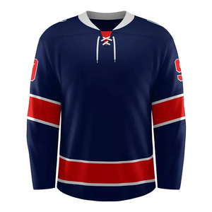 Maillot de hockey sur glace en gros avec logo personnalisé par sublimation et broderie, maillot de hockey sur glace pour jeunes - Product Image 1