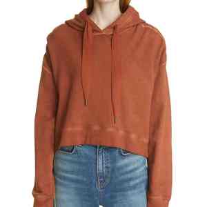 Sudadera Corta Personalizada al por Mayor para Mujer, Estilo Urbano, Sudadera Corta con Cremallera - Product Image 3