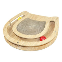 Nouveau Jouet à Billes Interactif en Bois Écologique de Haute Qualité pour Chat, Griffoir pour Animaux de Compagnie, Accessoires pour Animaux en Provenance du Vietnam