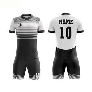 Conjuntos de Camiseta y Pantalones Cortos de Fútbol Hechos a Medida, Impresión por Sublimación Personalizada, Ropa de Fútbol para Hombre, Conjuntos de Uniformes de Fútbol, Venta al por Mayor OEM - Product Image 4