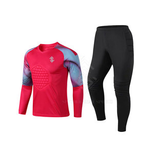 Uniforme de Portero de Fútbol para Hombre, Talla Grande, Media Manga, Secado Rápido, Transpirable, Ligero, 100% Poliéster, Personalizable - Product Image 1