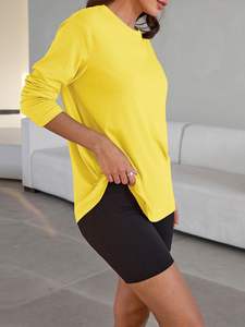 T-shirts surdimensionnés souples et élégants Chemises de gymnastique athlétiques en maille respirante pour évacuer l'humidité Performance grande taille respirante - Product Image 3