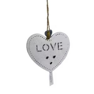 Adorno Colgante Moderno en Forma de Corazón de Metal Sólido - Decoración Navideña Ecológica y Duradera para el Hogar, Villas y Hoteles - Product Image 2