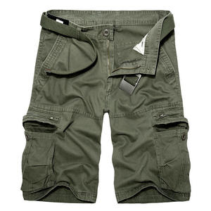 Shorts cargo pour hommes de haute qualité, sur mesure, streetwear, multi-poches, vêtements de travail, randonnée, 100% coton, solide, imperméable, respirant - Product Image 5