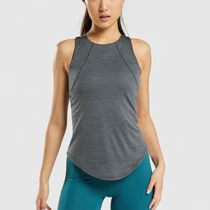 OEM haute qualité femmes XS débardeur léger respirant séchage rapide Spandex tissu personnalisable couleur unie gilet décontracté pour - Product Image 1