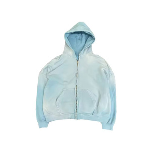 Vente en gros Sweat à capuche surdimensionné lavé à l'acide Sweat à capuche personnalisé lavé à l'acide pour hommes - Product Image 4